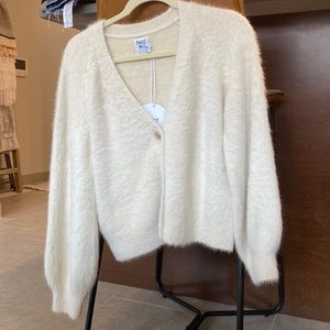 Princess Polly Merlo Cardigan Cream — XS/S